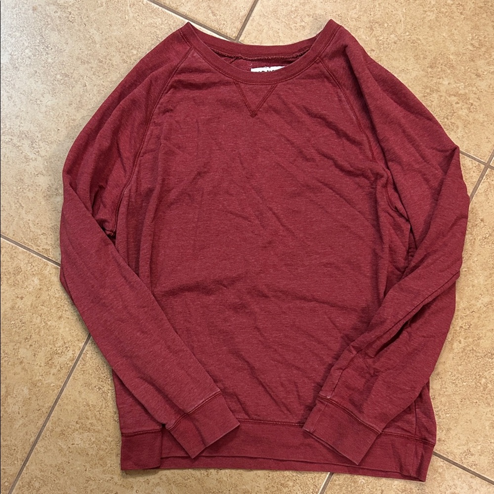 Old Navy Vintage Women’s Burgundy Crewneck Sweater